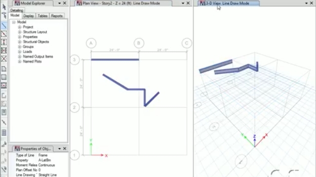 ETABS 04 Drawing Tools Watch Learn نماشا