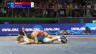 Qual GR - 45 kg I MEREUTA (ROU) v D MOTYKA (USA)
