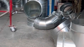 ساخت انواع کانال اسپیرال گالوانیزه در شرکت کولاک فن بندر عباس