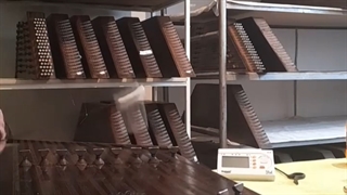 سنتور نوازی زیبا با سنتور صادقی مدل ساده دو مهر | فروشگاه santoorsadeghi.ir