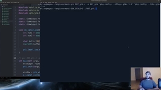Create a minimally useful GTK3 application in C