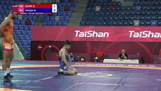 Repechage GR - 55 kg R RUPIN (IND) v M HASAN (IRQ)