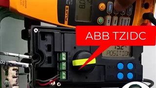 نمایش جریان ورودی پوزیشنر ABB