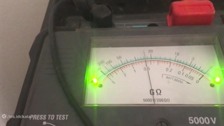 آموزش و نحوه استفاده از میگر 5 کیلوولت عقربه ای کیوریتسو KYORITSU 3122B