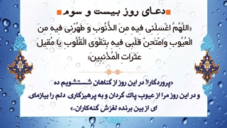 Daily Prayers During Ramadan Day (23) | دعای مخصوص ماه رمضان روز (23)