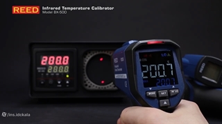 آموزش و نحوه استفاده از کالیبراتور ترمومتر سی ای ام CEM BX-500