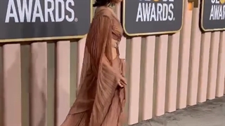 جنا(ونزدی) در مراسم گلدن گلوب دیشب/ لباسش چطوره!؟؟/کپشن (توضیحات) خونده بشه