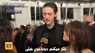 قسمتی از مصاحبه جنا و پرسی در گلدن گلوب دیشب + زیرنویس فارسی