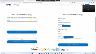 ساخت اکانت اختصاصی SoftEther