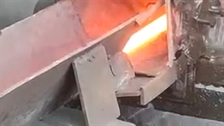 گوشه‌ای از مراحل تولید میلگرد ساده آیین صنعت