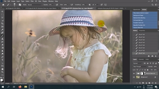 اکشن های رنگ و نور فتوشاپ