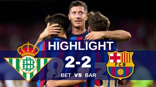 خلاصه بازی بارسلونا 2-2 رئال بتیس (4-2 در پنالتی); صعود بارسا به فینال سوپرکاپ