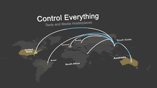 پیش نمایش پروژه افترافکت ارتباطات شبکه ای روی نقشه زمین