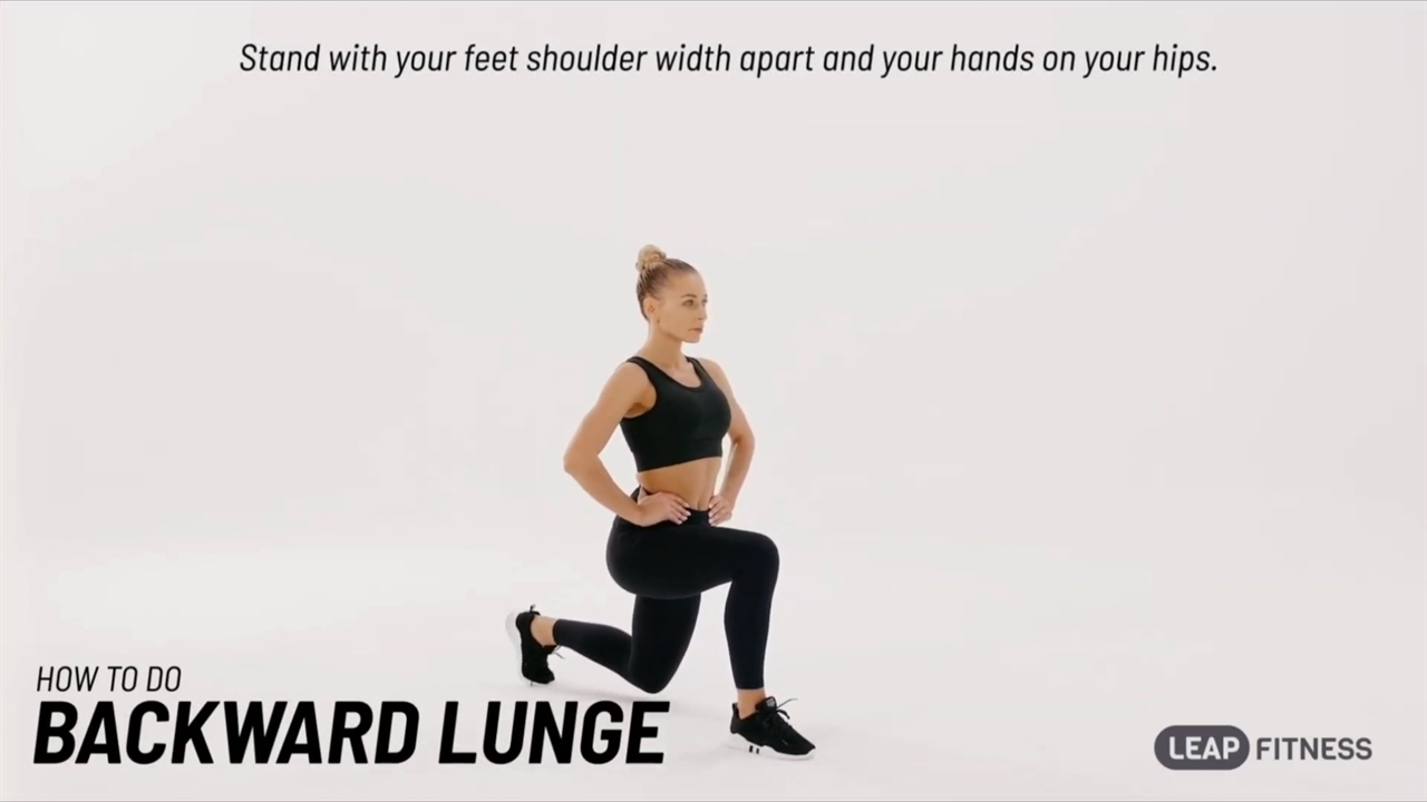BACKWARD LUNGE Exercise - نماشا