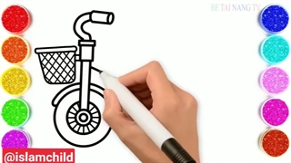 ۱۱۲. آموزش سوره اخلاص (قل هو الله احد) - آموزش نقاشی همراه با پخش سوره های قرآن