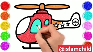 ۱۰۸. آموزش سوره کوثر - آموزش نقاشی همراه با پخش سوره های قرآن