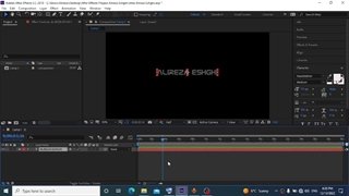 11.a.علیرضا عشقی _آموزش افترافکت -جلسه11-حضوری - ایجاد جلوه ماسه های روان(پاک کردن کلمات بااستفاده ازشن) بخش1_آپلود بهمن جولائی