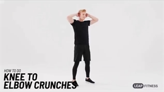 KNEE TO ELBOW CRUNCHES Exercise
