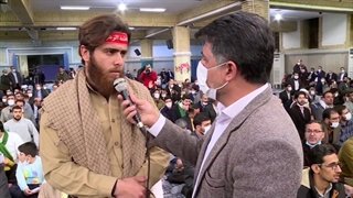 حاشیه های دیدار رهبر معظم انقلاب با مداحان شب میلاد حضرت زهرا(س) ۱۴۰۱/۱۰/۲۲