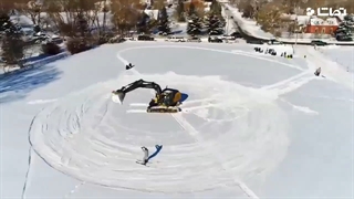 اسنوبرد سواری فوق العاده هیجان انگیز