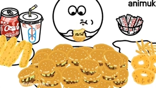 اسمرکارتونی/همبرگر/پنیر سوخاری