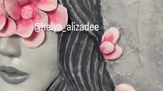 گچبری مدرن با هلیا علیزاده