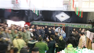 تشییع  و تدفین شهید گمنام در پردیس علامه امینی برادران