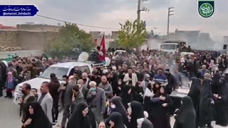 تشییع شهدای گمنام در کهکیلویه و بویر احمد