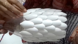 ساخت آباژور با قاشق یکبارمصرف