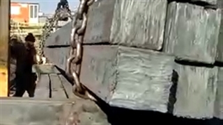 تخلیه شمش خام(بیلت)