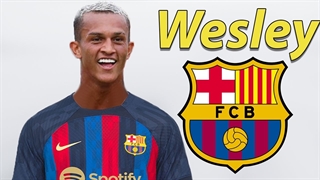 مهارت وسلی وینیسیوس خرید جدید بارسلونا (گل, تکل و پاس)