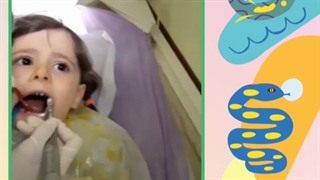 مرسانا دختر خوش اخلاق درحال برساژ و فلوراید تراپی