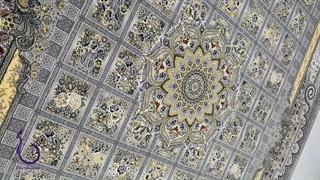 فرش 700 شانه - طرح نبات فیلی با تراکم 2550 آکریلیک