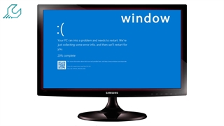 صفحه آبی ویندوز