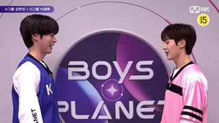 چالش چشم تو چشم از "هانبین" و "متیو" در "boys planet"