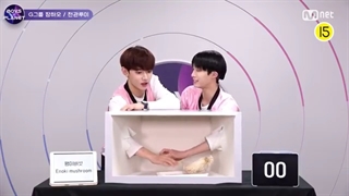 چالش حدس جعبه مخفی از "ژانگ هائو" و "چن کوان" در boys planet