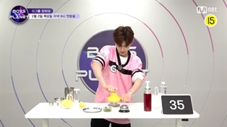 چالش درست کردن کوکتل از "ژانگ هائو" در boys planet