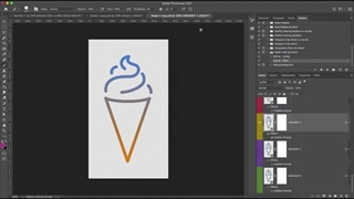 آموزش اکشن فتوشاپ ساخت افکت نئون