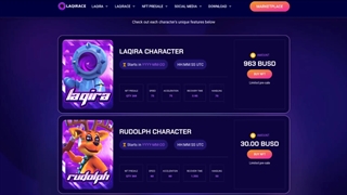 وبسایت بازی بلاکچینی Laqirace ، اولین بازی Drive2earn دنیا راه اندازی شد