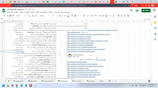 ساخت اکسل کلمات کلیدی + شناسایی کیوردهای یک URL با سرچ کنسول