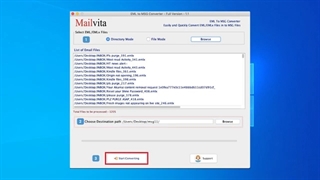 Mailvita EML to MSG converter for Mac