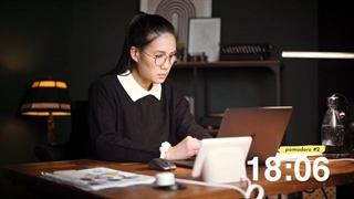 STUDY WITH ME 4.5 hour pomodoro session! (no music)