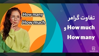 تفاوت گرامر how much و how many
