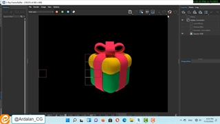 آموزش ساخت جعبه هدیه یا همان Gift Box در تری دی مکس