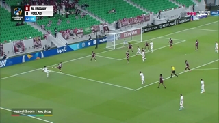 ( خلاصه بازی فولاد ایران _ الفیصلی عربستان)