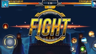 نبرد گوکو آبی و سوپرمن استیکمنی