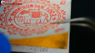 فیلم خورده شدن طلا توسط جیوه