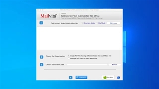 Mailvita MBOX to PST converter for Mac