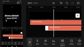 آموزش افکت تایپ رایتر با موبایل