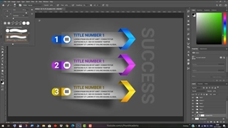 پروژه فتوشاپ: طراحی اینفوگرافیک شماره 1